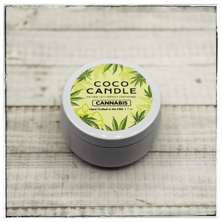 Cannabis Scented | Coconut Wax Candle