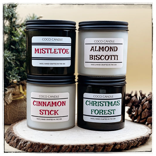 4-Pack Holiday Set | Coconut Wax Candle