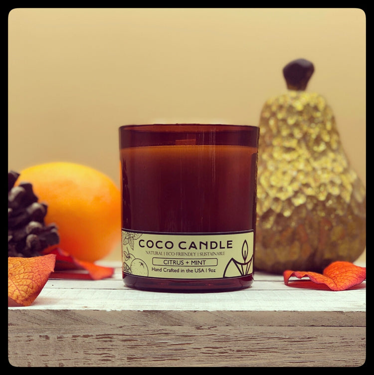 Citrus + Mint | Coconut Wax Candle